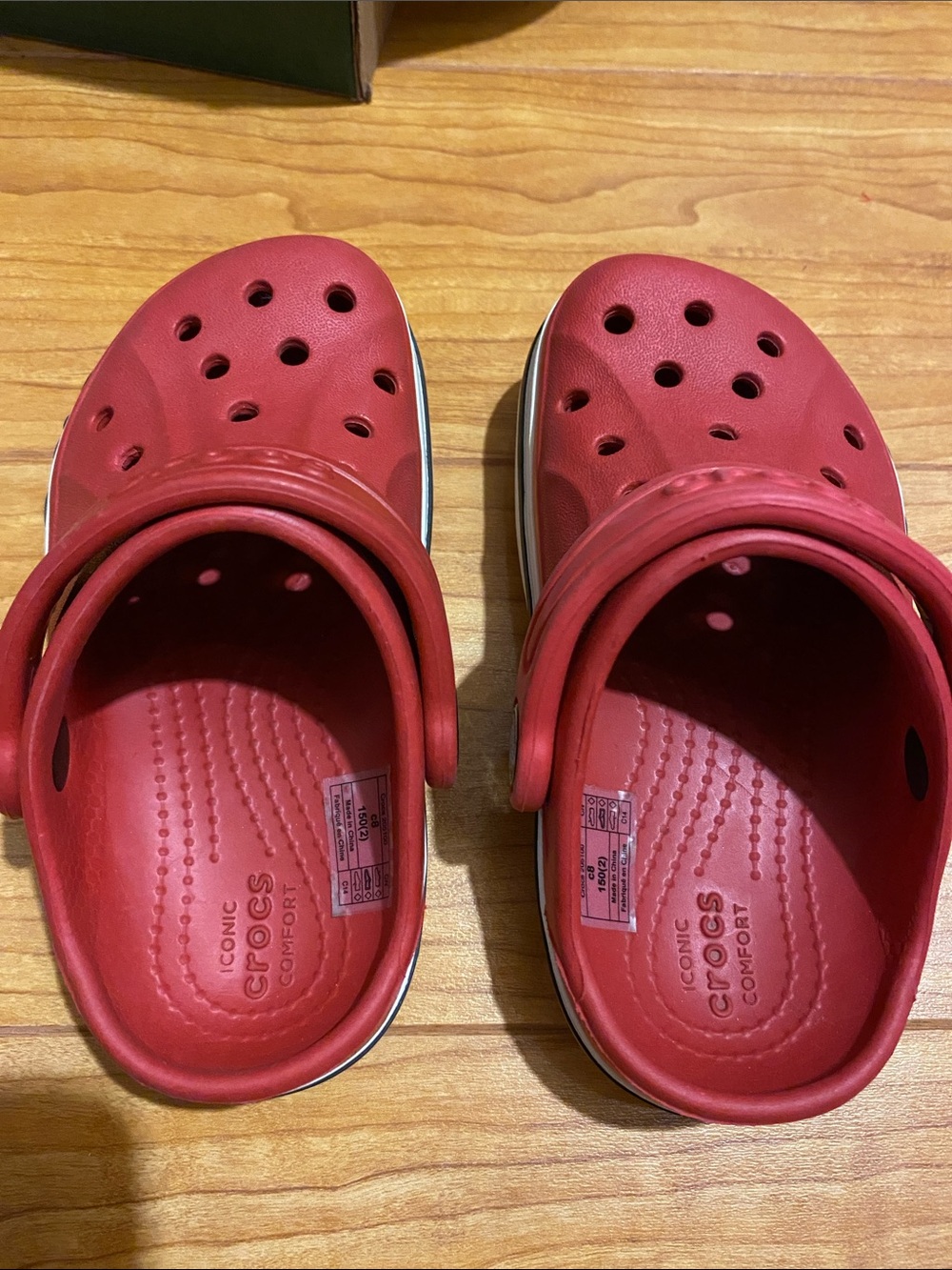 CROCS Kids Slip-On Clog in Red